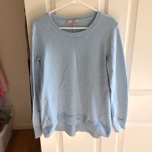 Loft sweater, blue, size medium